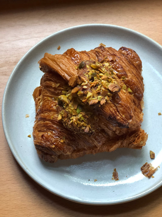 Twice baked croissant